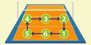 Ký hiệu vị trí bóng chuyền